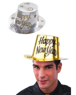Bissolo Casa Party Festoni E Palloncini<CAPPELLO HAPPY NEW YEAR IN CARTA METALLIZZATA IN COLORI ASSORTITI: vendita online CAPPELLO HAPPY NEW YEAR IN CARTA METALLIZZATA IN COLORI ASSORTITI in offerta
