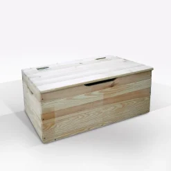 Bissolo Casa Cassapanche E Bauli<CASSAPANCA CONTENITORE CM 73X35 H. 33 IN LEGNO MASSELLO NATURALE: vendita online CASSAPANCA CONTENITORE CM 73X35 H. 33 IN LEGNO MASSELLO NATURALE in offerta