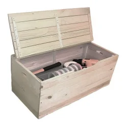 Bissolo Casa Cassapanche E Bauli<CASSAPANCA CONTENITORE CM 73X35 H. 33 IN LEGNO MASSELLO NATURALE: vendita online CASSAPANCA CONTENITORE CM 73X35 H. 33 IN LEGNO MASSELLO NATURALE in offerta