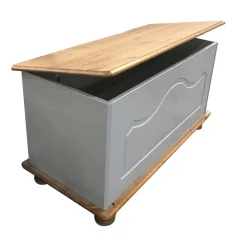Bissolo Casa Cassapanche E Bauli<CASSAPANCA RICHMOND CM 82,4X39,9 H. 44,8 ELEPHANT GREY E ALMOND: vendita online CASSAPANCA RICHMOND CM 82,4X39,9 H. 44,8 ELEPHANT GREY E ALMOND in offerta