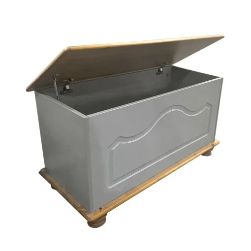 Bissolo Casa Cassapanche E Bauli<CASSAPANCA RICHMOND CM 82,4X39,9 H. 44,8 ELEPHANT GREY E ALMOND: vendita online CASSAPANCA RICHMOND CM 82,4X39,9 H. 44,8 ELEPHANT GREY E ALMOND in offerta