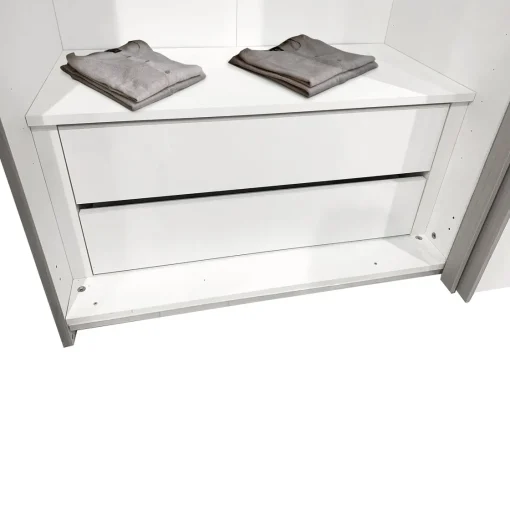 Bissolo Casa Accessori Armadi<CASSETTIERA 2 CASSETTI CM 83,6 NEW IDA BIANCO