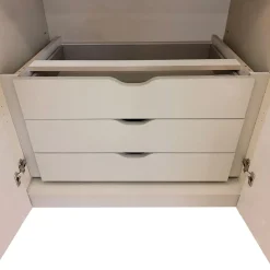 Bissolo Casa Accessori Armadi<CASSETTIERA 3 CASSETTI CM 89 SABBIA