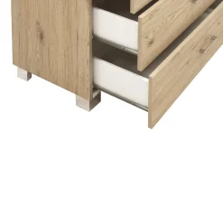 Bissolo Casa Cassettiere Multiuso|Cassettiere E Comodini<Cassettiera 5 Cassetti: colore Laminato Quercia Naturale