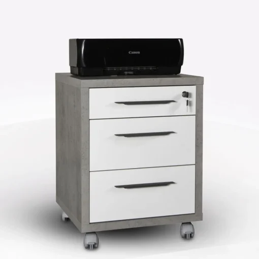 Bissolo Casa Cassettiere Con Ruote<Cassettiera al miglior prezzo in Bianco Laccato con Ruote
