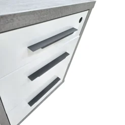 Bissolo Casa Cassettiere Con Ruote<Cassettiera al miglior prezzo in Bianco Laccato con Ruote
