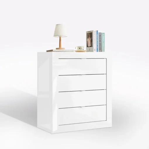 Bissolo Casa Cassettiere Multiuso|Cassettiere E Comodini<CASSETTIERA BASIC CM 70X35 H. 78 BIANCO LUCIDO: vendita online CASSETTIERA BASIC CM 70X35 H. 78 BIANCO LUCIDO in offerta