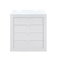 Bissolo Casa Cassettiere Multiuso|Cassettiere E Comodini<CASSETTIERA BASIC CM 70X35 H. 78 BIANCO LUCIDO: vendita online CASSETTIERA BASIC CM 70X35 H. 78 BIANCO LUCIDO in offerta