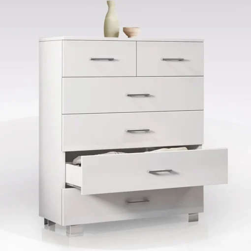 Bissolo Casa Cassettiere Multiuso|Cassettiere E Comodini<Cassettiera Bianco Lucido al Miglior Prezzo