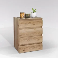 Bissolo Casa Cassettiere Multiuso|Cassettiere E Comodini<CASSETTIERA CM 81X44 H. 101 QUERCIA: vendita online CASSETTIERA CM 81X44 H. 101 QUERCIA in offerta