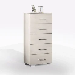 Bissolo Casa Cassettiere Multiuso|Cassettiere E Comodini<CASSETTIERA CM 42X44 H.103 OLMO BIANCO : vendita online CASSETTIERA CM 42X44 H.103 OLMO BIANCO in offerta