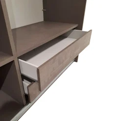Bissolo Casa Accessori Armadi<Cassettiera con 2 Cassetti e divisorio in laminato bronzo in offerta