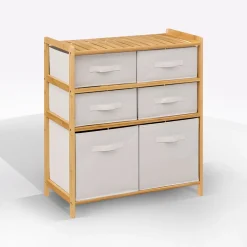 Bissolo Casa Cassettiere Multiuso<CASSETTIERA DOPPIA TIDY CON 6 CASSETTI 66X33 H 78.5CM: vendita online CASSETTIERA DOPPIA TIDY CON 6 CASSETTI 66X33 H 78.5CM in offerta