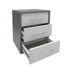 Bissolo Casa Cassettiere Con Ruote<Cassettiera Economica: Cassettiera Bianca e Beton modello Omega