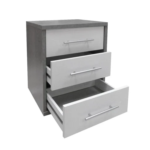 Bissolo Casa Cassettiere Con Ruote<Cassettiera Economica: Cassettiera Bianca e Beton modello Omega
