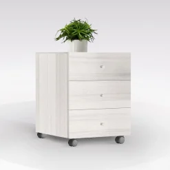 Bissolo Casa Cassettiere Con Ruote<Cassettiera in Laminato Rovere con Ruote: Cassettiera in offerta