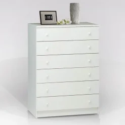 Bissolo Casa Cassettiere Multiuso|Cassettiere E Comodini<Cassettiera in offerta: cassettiera 6 cassetti bianca