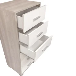 Bissolo Casa Cassettiere Multiuso|Cassettiere E Comodini<Cassettiera in offerta: cassettiera 6 cassetti in laminato bianco fiammato