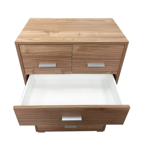Bissolo Casa Cassettiere Multiuso|Cassettiere E Comodini<CASSETTIERA MOD. QUADRANTE CM 70X41 H. 112 NOCE STELVIO: vendita online CASSETTIERA MOD. QUADRANTE CM 70X41 H. 112 NOCE STELVIO in offerta