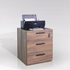 Bissolo Casa Cassettiere Con Ruote<CASSETTIERA MOD.DA VINCI CM 50X47,5 H. 61,2 NOCE BRERA: vendita online CASSETTIERA MOD.DA VINCI CM 50X47,5 H. 61,2 NOCE BRERA in offerta