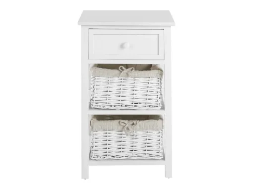 Bissolo Casa Cassettiere Multiuso<CASSETTIERA MULTIUSO IN LEGNO MASSELLO CM 27X30 H.60 BIANCO : vendita online CASSETTIERA MULTIUSO IN LEGNO MASSELLO CM 27X30 H.60 BIANCO in offerta
