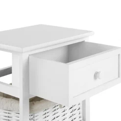 Bissolo Casa Cassettiere Multiuso<CASSETTIERA MULTIUSO IN LEGNO MASSELLO CM 27X30 H.60 BIANCO : vendita online CASSETTIERA MULTIUSO IN LEGNO MASSELLO CM 27X30 H.60 BIANCO in offerta