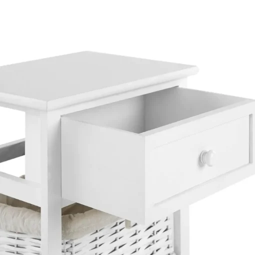 Bissolo Casa Cassettiere Multiuso<CASSETTIERA MULTIUSO IN LEGNO MASSELLO CM 27X30 H.60 BIANCO : vendita online CASSETTIERA MULTIUSO IN LEGNO MASSELLO CM 27X30 H.60 BIANCO in offerta