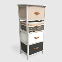 Bissolo Casa Cassettiere Multiuso<CASSETTIERA MULTIUSO IN LEGNO MASSELLO CM 35X26 H.86 MULTICOLORE : vendita online CASSETTIERA MULTIUSO IN LEGNO MASSELLO CM 35X26 H.86 MULTICOLORE in offerta
