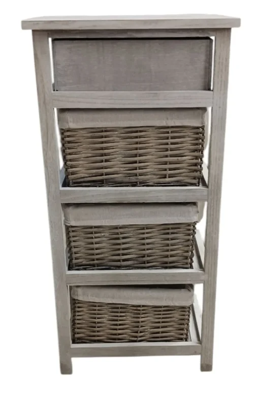Bissolo Casa Cassettiere Multiuso<CASSETTIERA MULTIUSO IN LEGNO MASSELLO CM 40X29 H.80 BIANCO: vendita online CASSETTIERA MULTIUSO IN LEGNO MASSELLO CM 40X29 H.80 BIANCO in offerta