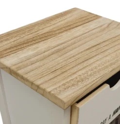 Bissolo Casa Cassettiere Multiuso<CASSETTIERA MULTIUSO IN LEGNO MASSELLO CM 30X24 H.95 BIANCO E MULTICOLORE: vendita online CASSETTIERA MULTIUSO IN LEGNO MASSELLO CM 30X24 H.95 BIANCO E MULTICOLORE in offerta