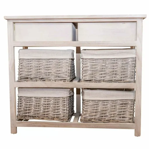 Bissolo Casa Cassettiere Multiuso<CASSETTIERA MULTIUSO IN LEGNO MASSELLO CM 74X29 H.65.5 CEMENTO : vendita online CASSETTIERA MULTIUSO IN LEGNO MASSELLO CM 74X29 H.65.5 CEMENTO in offerta
