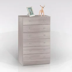 Bissolo Casa Cassettiere Multiuso|Cassettiere E Comodini<Cassettiera Multiuso in Olmo con 7 Cassetti