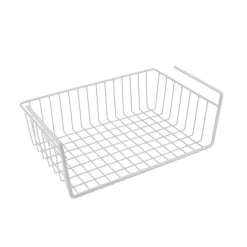 Bissolo Casa Accessori Vari Scolapiatti, Porta Rotolo E Porta Posate<CESTELLO SOTTORIPIANO BABATEX 40 BIANCO 40X26X14CM