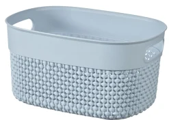 Bissolo Casa Cesti, Cestini E Portabiancheria Plastica<CESTINO IN PLASTICA FILO BASKET CURVER STONE CELESTE 3,5LT 23,5X17,5X12CM : vendita online CESTINO IN PLASTICA FILO BASKET CURVER STONE CELESTE 3,5LT 23,5X17,5X12CM in offerta