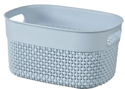 Bissolo Casa Cesti, Cestini E Portabiancheria Plastica<CESTINO IN PLASTICA FILO BASKET CURVER STONE CELESTE 3,5LT 23,5X17,5X12CM : vendita online CESTINO IN PLASTICA FILO BASKET CURVER STONE CELESTE 3,5LT 23,5X17,5X12CM in offerta