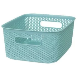 Bissolo Casa Cesti, Cestini E Portabiancheria Plastica<CESTO AZZURRO 19.5X25.5 H 10.5CM 4LT: vendita online CESTO AZZURRO 19.5X25.5 H 10.5CM 4LT in offerta