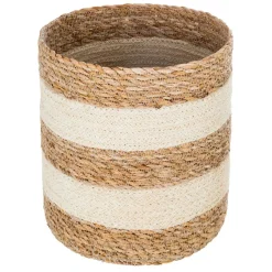 Bissolo Casa Cesti, Cestini E Portabiancheria Legno<CESTO IN BAMBO PANNA/NATURALE D 24 H 24.5CM: vendita online CESTO IN BAMBO PANNA/NATURALE D 24 H 24.5CM in offerta