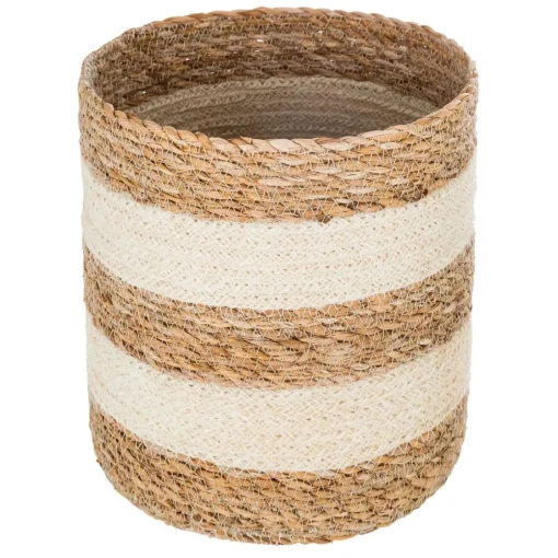 Bissolo Casa Cesti, Cestini E Portabiancheria Legno<CESTO IN BAMBO PANNA/NATURALE D 24 H 24.5CM: vendita online CESTO IN BAMBO PANNA/NATURALE D 24 H 24.5CM in offerta
