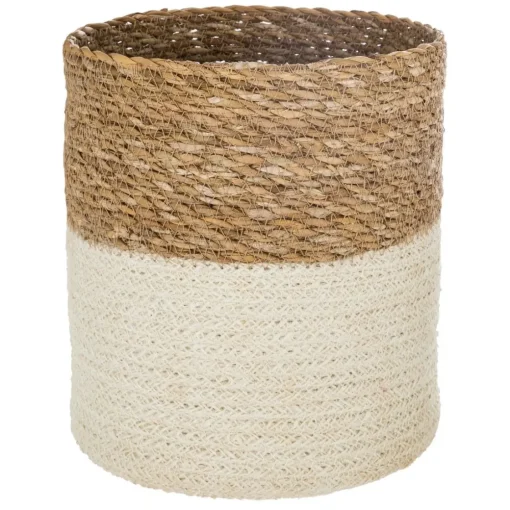 Bissolo Casa Cesti, Cestini E Portabiancheria Legno<CESTO IN BAMBO PANNA/NATURALE D 24 H 24.5CM: vendita online CESTO IN BAMBO PANNA/NATURALE D 24 H 24.5CM in offerta