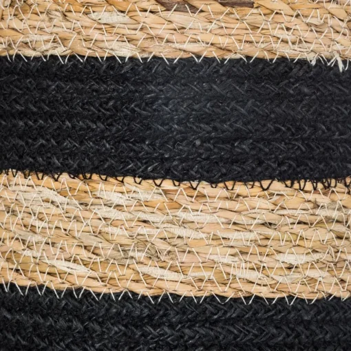 Bissolo Casa Cesti, Cestini E Portabiancheria Legno<CESTO IN JUTA NATURALE/NERO D 24 H 24.5CM: vendita online CESTO IN JUTA NATURALE/NERO D 24 H 24.5CM in offerta