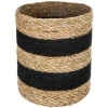 Bissolo Casa Cesti, Cestini E Portabiancheria Legno<CESTO IN JUTA NATURALE/NERO D 27.5 H 27CM: vendita online CESTO IN JUTA NATURALE/NERO D 27.5 H 27CM in offerta