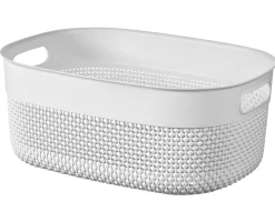 Bissolo Casa Cesti, Cestini E Portabiancheria Plastica<CESTO MULTIUSO IN PLASTICA CURVER FILO BASKET 12LT 38X28,5X15CM BIANCO : vendita online CESTO MULTIUSO IN PLASTICA CURVER FILO BASKET 12LT 38X28,5X15CM BIANCO in offerta
