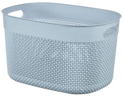 Bissolo Casa Cesti, Cestini E Portabiancheria Plastica<CESTO MULTIUSO IN PLASTICA CURVER FILO BASKET 18LT 38X28X22CM CELESTE: vendita online CESTO MULTIUSO IN PLASTICA CURVER FILO BASKET 18LT 38X28X22CM CELESTE in offerta