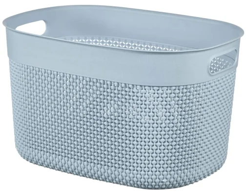 Bissolo Casa Cesti, Cestini E Portabiancheria Plastica<CESTO MULTIUSO IN PLASTICA CURVER FILO BASKET 18LT 38X28X22CM CELESTE: vendita online CESTO MULTIUSO IN PLASTICA CURVER FILO BASKET 18LT 38X28X22CM CELESTE in offerta