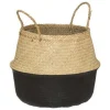 Bissolo Casa Cesti, Cestini E Portabiancheria Legno<CESTO PIEGHEVOLE DANILO NERO/NATURALE D 40CM: vendita online CESTO PIEGHEVOLE DANILO NERO/NATURALE D 40CM in offerta