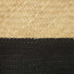 Bissolo Casa Cesti, Cestini E Portabiancheria Legno<CESTO PIEGHEVOLE DANILO NERO/NATURALE D 40CM: vendita online CESTO PIEGHEVOLE DANILO NERO/NATURALE D 40CM in offerta