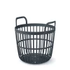 Bissolo Casa Cesti, Cestini E Portabiancheria Plastica<CESTO ZOE ANTRACITE 36.4X36.4X35.9CM: vendita online CESTO ZOE ANTRACITE 36.4X36.4X35.9CM in offerta
