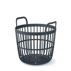 Bissolo Casa Cesti, Cestini E Portabiancheria Plastica<CESTO ZOE ANTRACITE 36.4X36.4X35.9CM: vendita online CESTO ZOE ANTRACITE 36.4X36.4X35.9CM in offerta