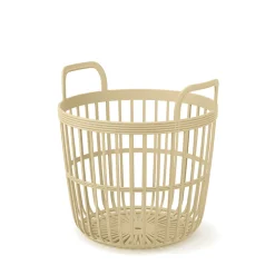 Bissolo Casa Cesti, Cestini E Portabiancheria Plastica<CESTO ZOE CREMA 36.4X36.4X35.9CM: vendita online CESTO ZOE CREMA 36.4X36.4X35.9CM in offerta