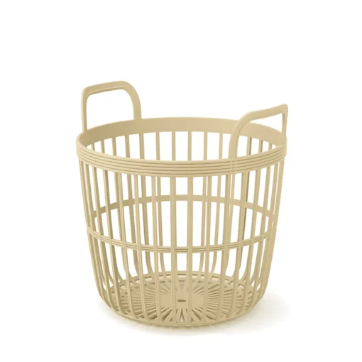 Bissolo Casa Cesti, Cestini E Portabiancheria Plastica<CESTO ZOE CREMA 36.4X36.4X35.9CM: vendita online CESTO ZOE CREMA 36.4X36.4X35.9CM in offerta